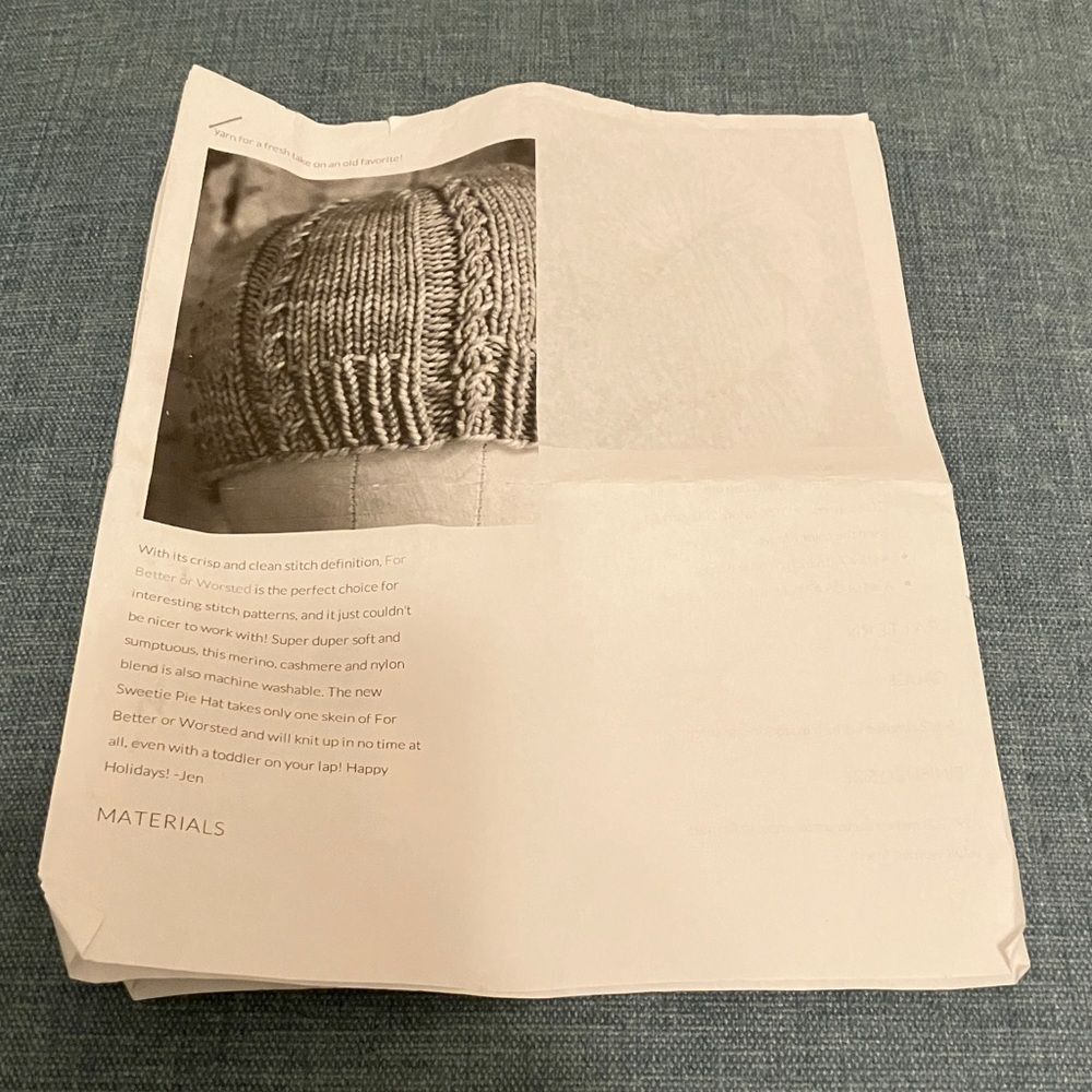Beanie Hat Knitting Knitting Pattern